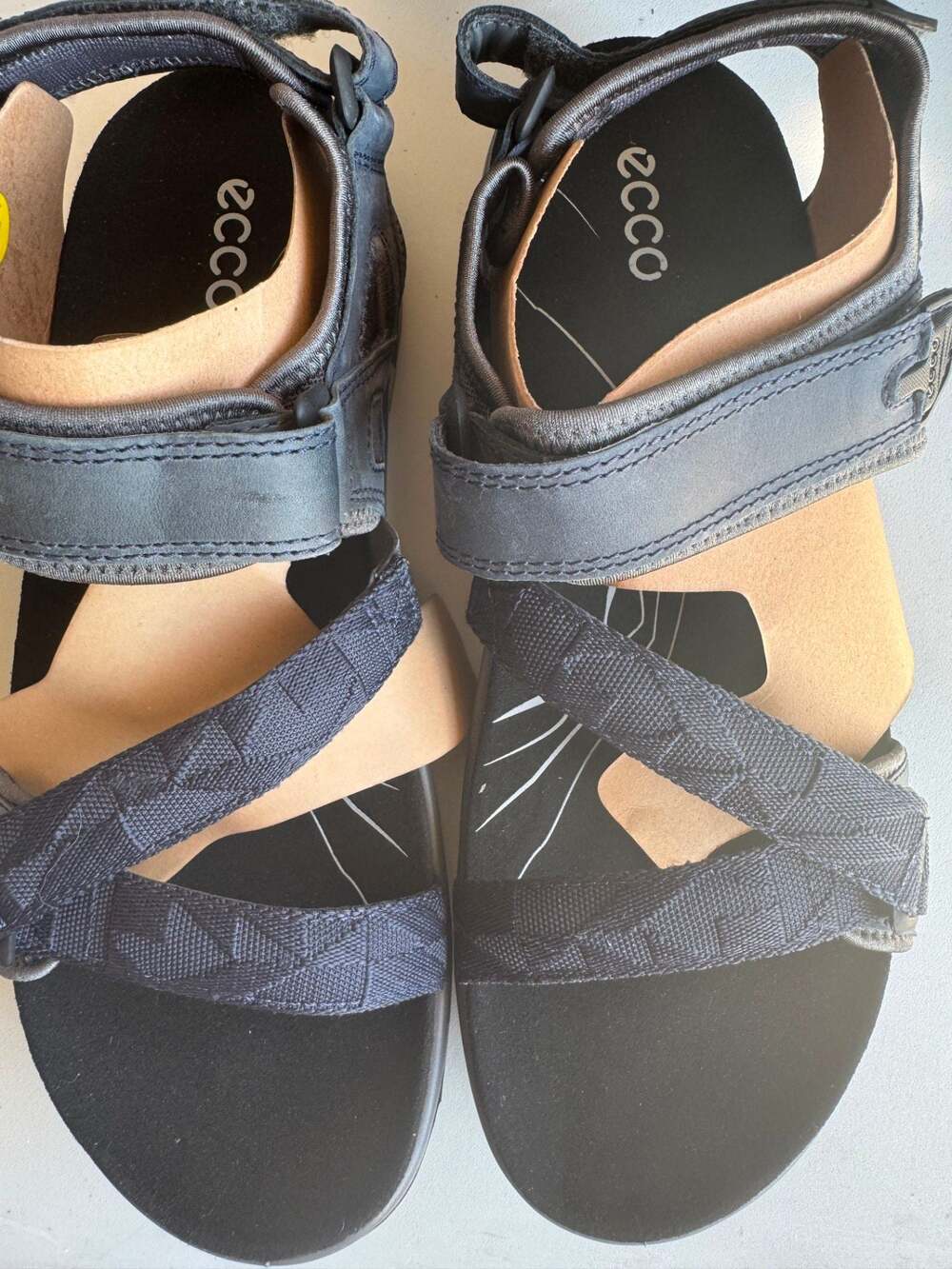 ECCO Yucatan Coast Men\'s Sports Sandals-Blue